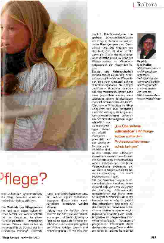 Vorschauseite 2: Welchen Wert hat professionelle Pflege?