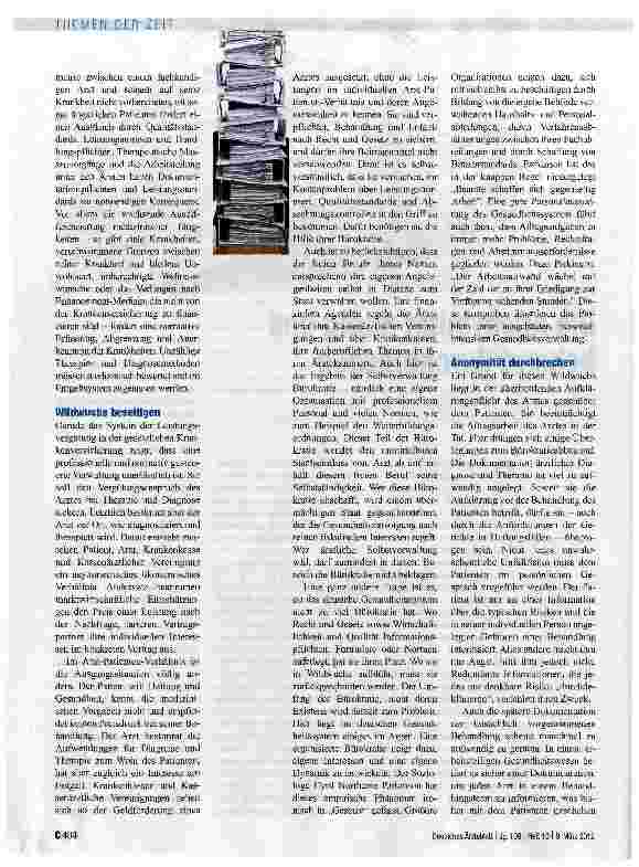 Vorschauseite 2: Die Anonymität mutig und beherzt durchbrechen