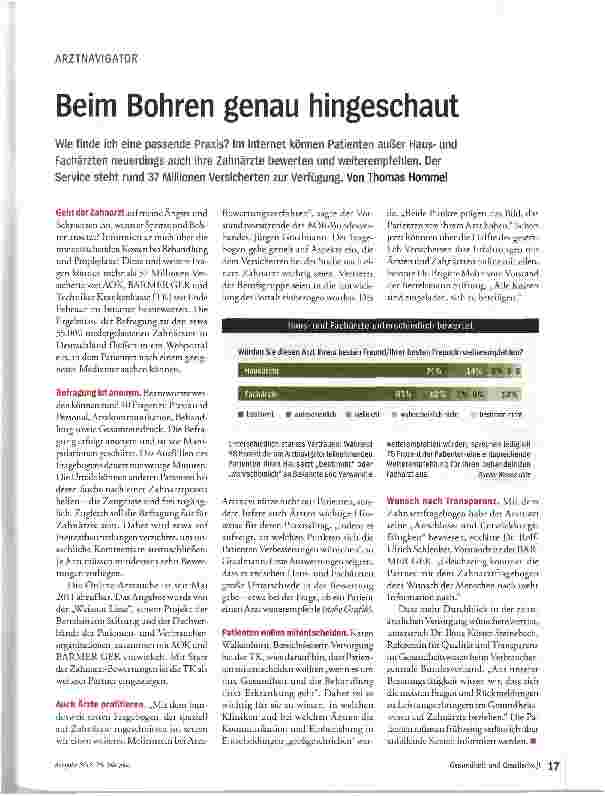 Vorschauseite 1: Beim Bohren genau hingeschaut