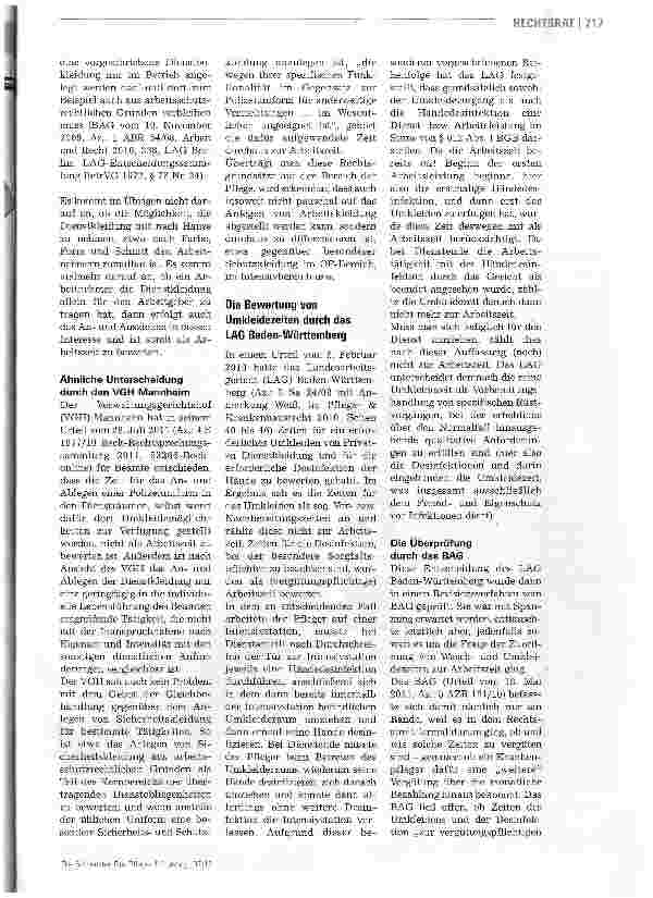 Vorschauseite 2: Wann beginnt und endet die Arbeitszeit?