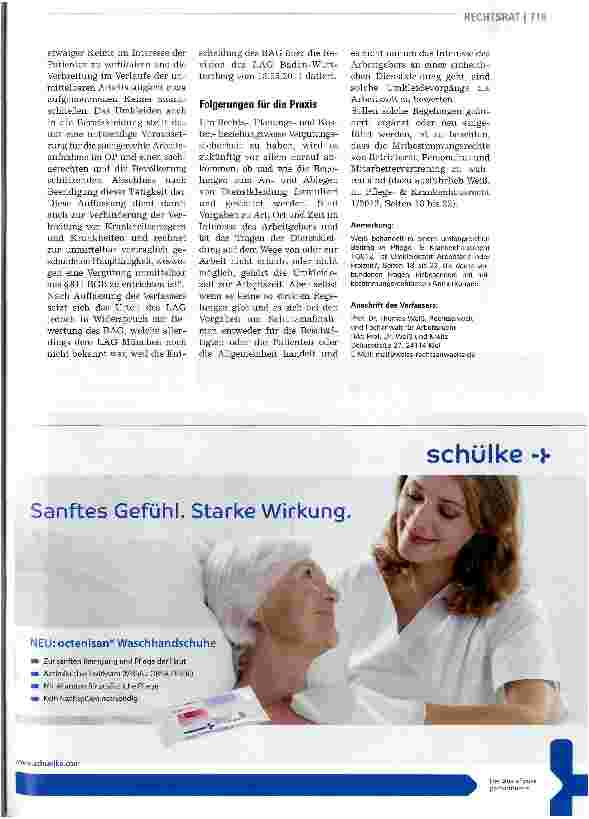 Vorschauseite 4: Wann beginnt und endet die Arbeitszeit?