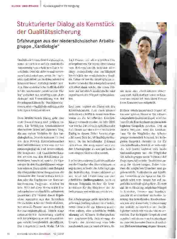 Vorschauseite 1: Strukturierter Dialog als Kernstück der Qualitätssicherung