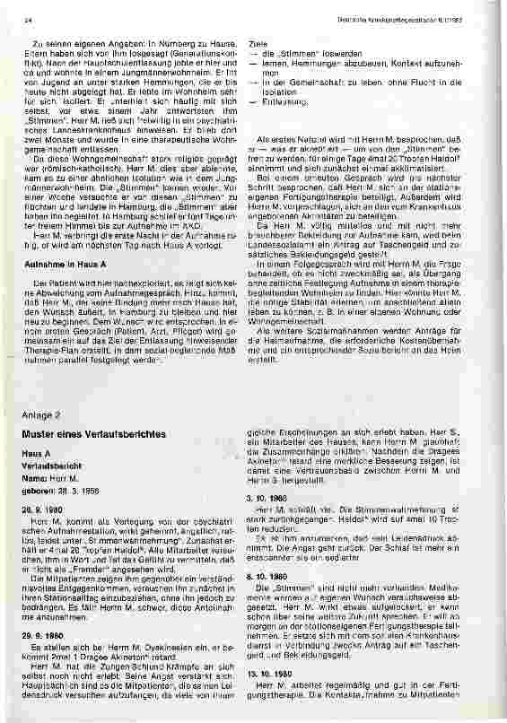 Vorschauseite 4: Krankenpflege in der Psychiatrie Möglichkeiten der Veränderung am Bsp. einer psychiatr. Langzeitstation