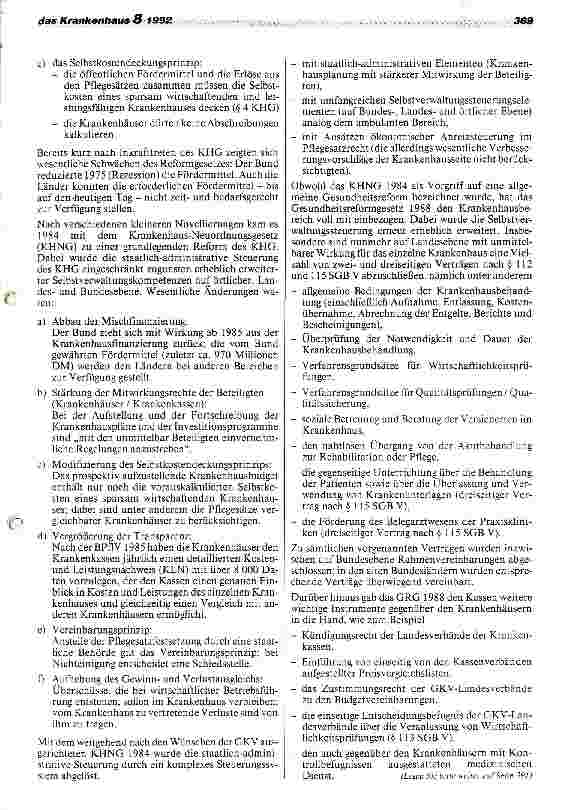 Vorschauseite 3: DKG fordert Rechtsanspruch der Krankenhäuser auf leistungsgerechte Vergütung Stellungnahme zum Referentenentwurf (Teil A+C)