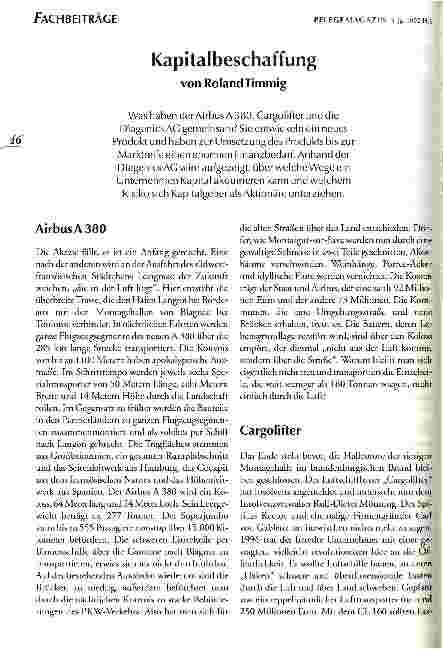 Vorschauseite 1: Kapitalbeschaffung
