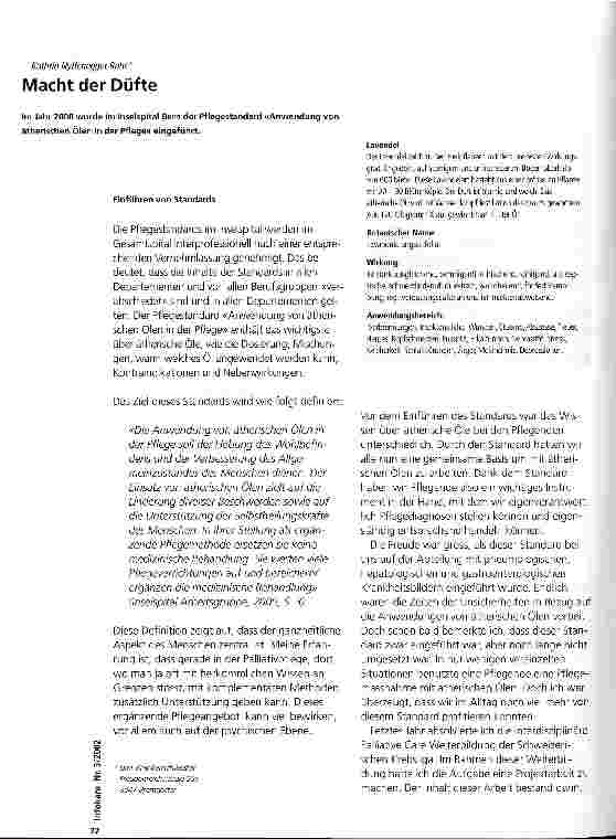 Vorschauseite 1: Macht der Düfte