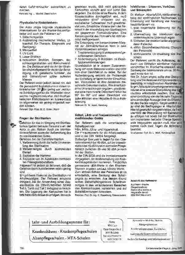 Vorschauseite 5: Sicherheit, Gesundheit und Wohlbefinden in Krankenhäusern