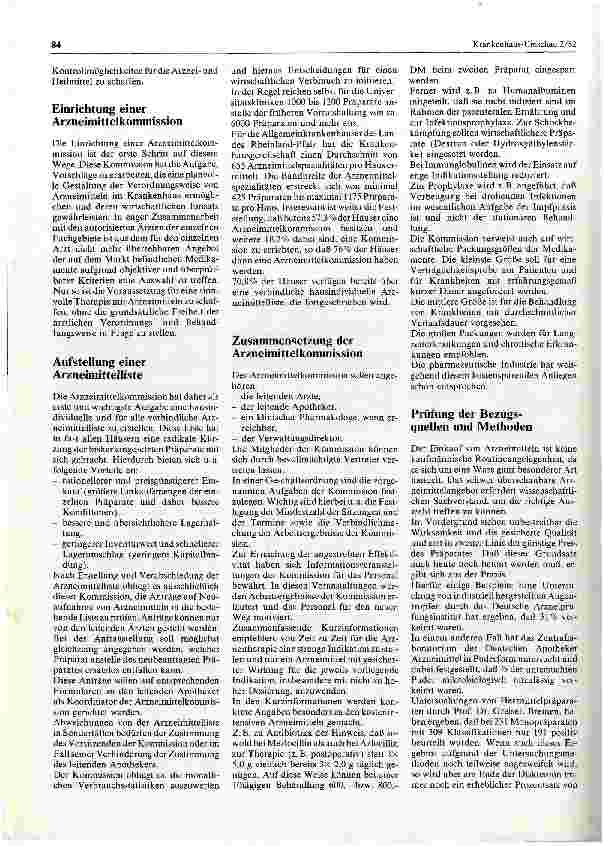 Vorschauseite 2: Der medizinische Sachbedarf im Krankenhaus