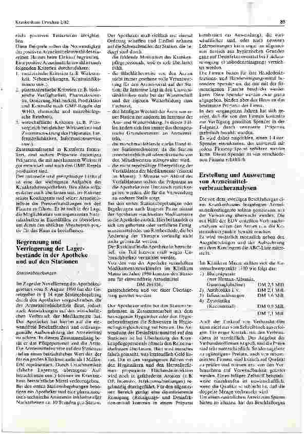Vorschauseite 3: Der medizinische Sachbedarf im Krankenhaus