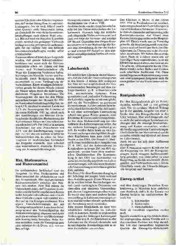 Vorschauseite 4: Der medizinische Sachbedarf im Krankenhaus