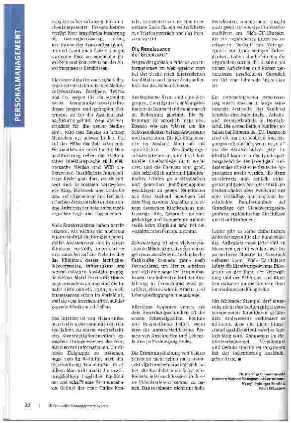 Vorschauseite 3: Assistenzarzt verzweifelt gesucht!
