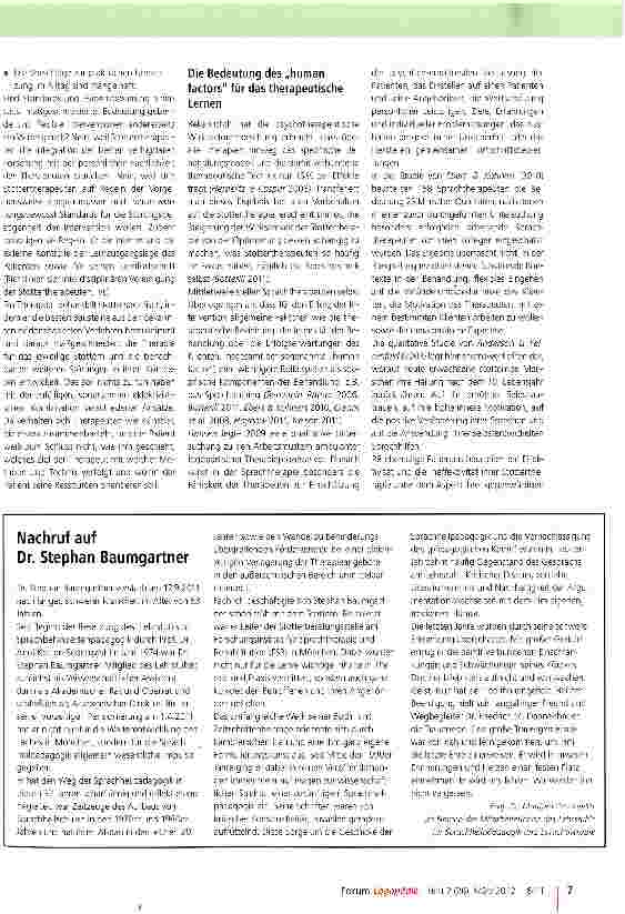 Vorschauseite 2: Sprechwerkzeuge stottern nicht