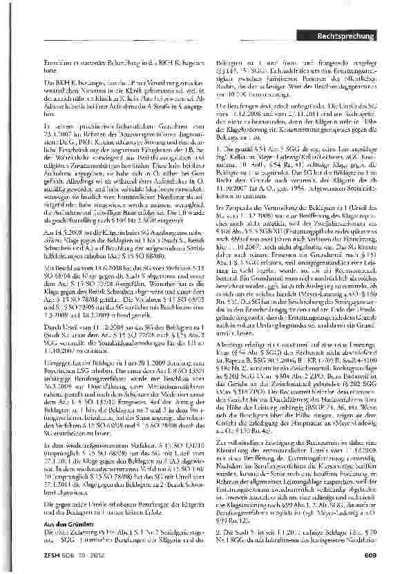 Vorschauseite 3: Begründung des gewöhnlichen Aufenthalts durch eine psychisch kranke leistungsberechtigte Person; Erstattungsanspruch zwischen Sozialhilfeträgern ,