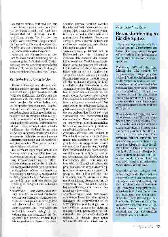 Vorschauseite 2: Fallkoordination wird zum Schlüsselfaktor
