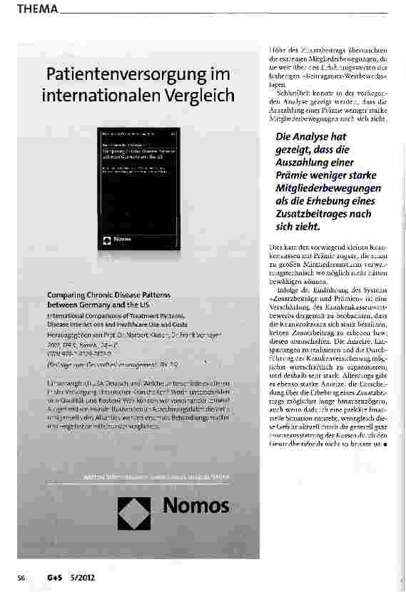 Vorschauseite 5: Analyse der Mitgliederentwicklung sowie weiterer Kennzahlen der bundesunmittelbaren Krankenkassen ohne und mit Zusatzbeitrag bzw. Prämie