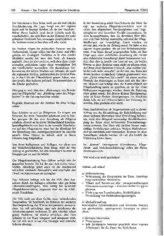 Vorschauseite 3: Das Planspiel als strategische Simulation