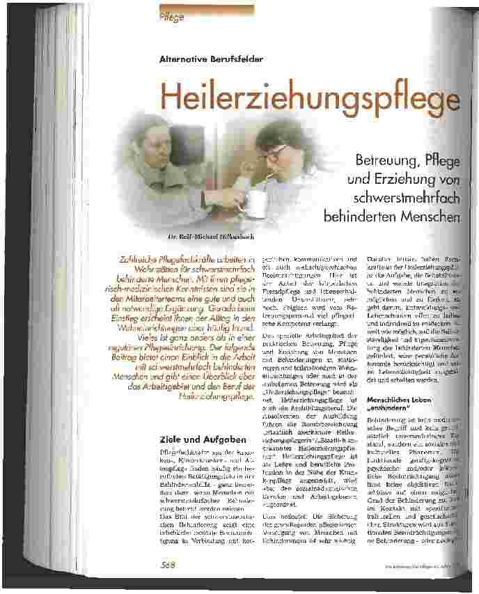 Vorschauseite 1: Heilerziehungspflege