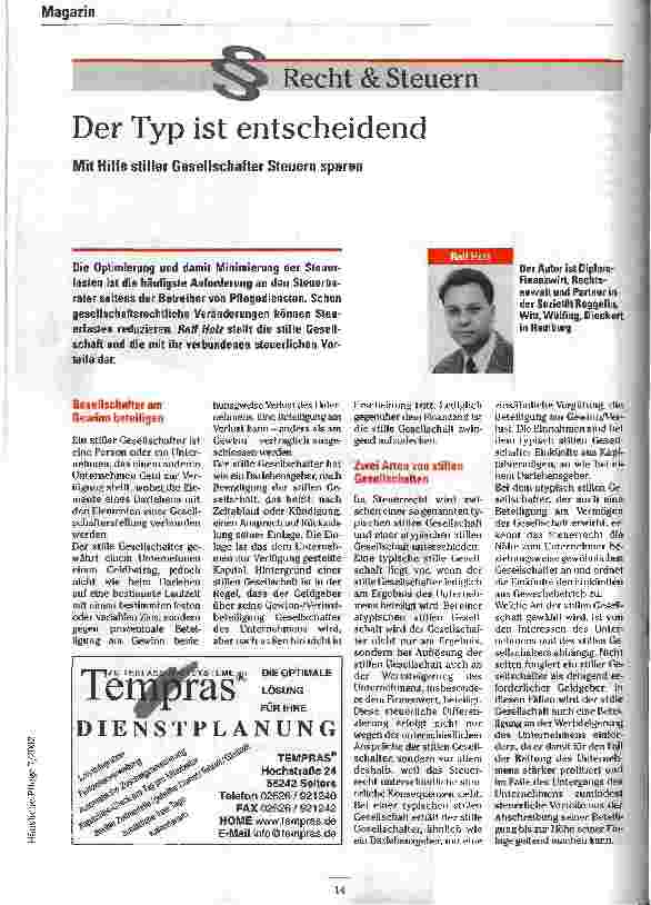 Vorschauseite 1: Der Typ ist entscheidend