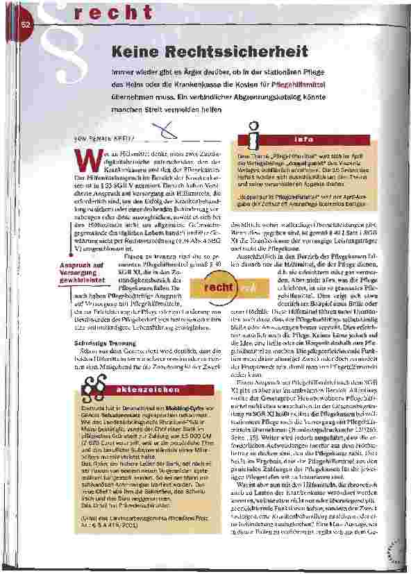Vorschauseite 1: Keine Rechtssicherheit
