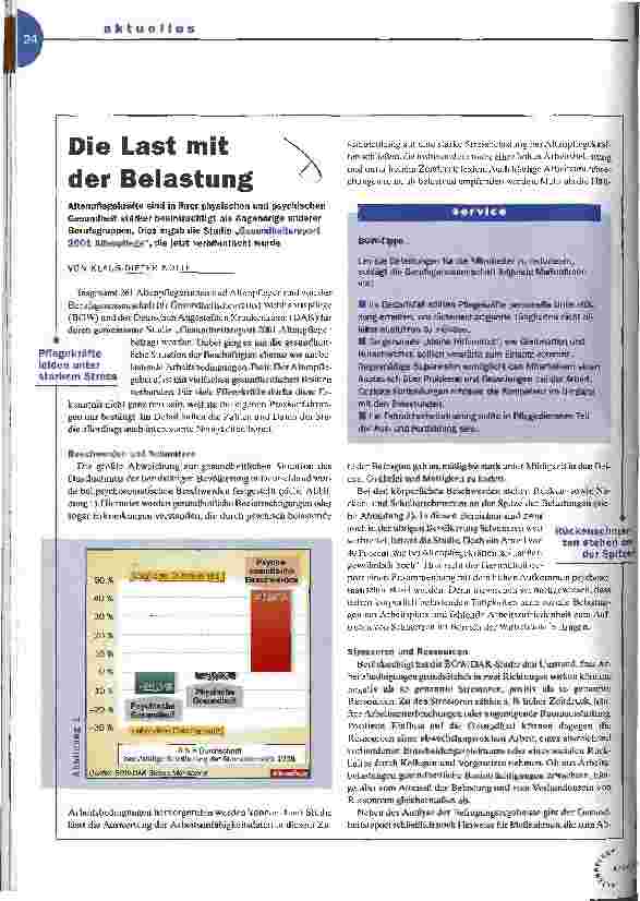 Vorschauseite 1: Die Last mit der Belastung