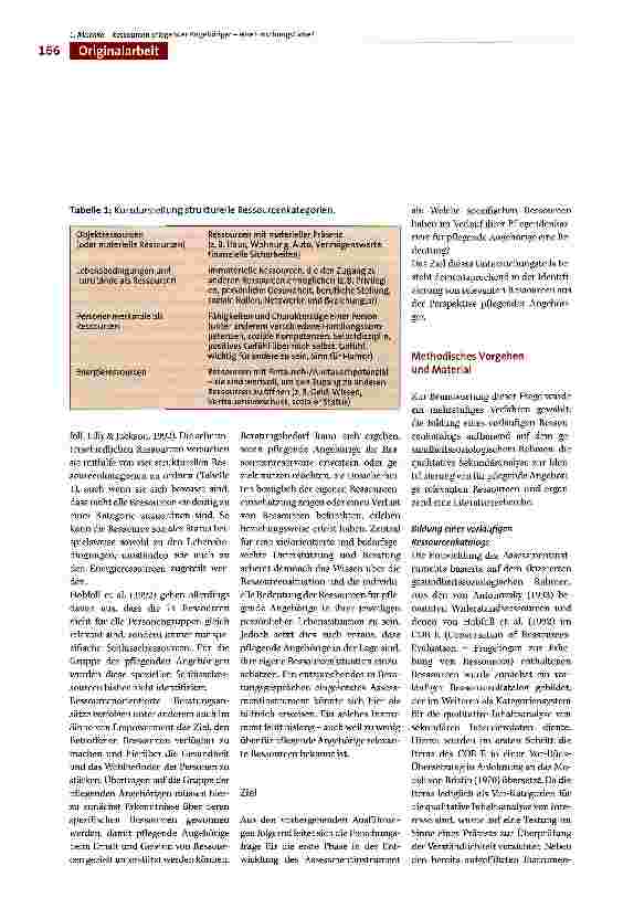 Vorschauseite 4: Ressourcen pflegender Angehöriger -eine Forschungslücke? Gesundheitssoziologische und empirische Annäherung an ein bislang vernachlässigtes Forschungsfeld