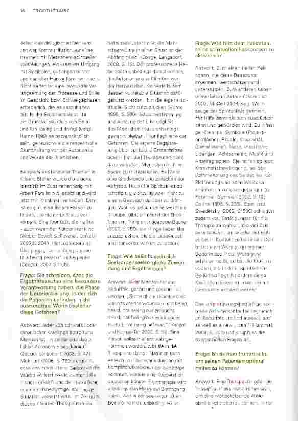 Vorschauseite 2: Offenheit für Spirituelles hilft helfen