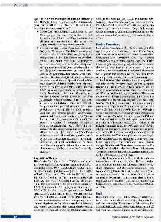 Vorschauseite 6: Akute mesenteriale Ischämie -ein vaskulärer Notfall