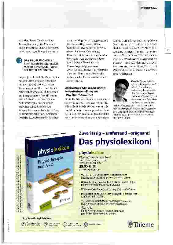 Vorschauseite 4: Glückliche Mitarbeiter -glückliche Patienten!
