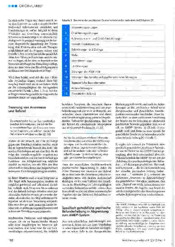 Vorschauseite 2: Das diagnostische Interview in der psychiatrisch psychotherapeutischen Begutachtung (I)