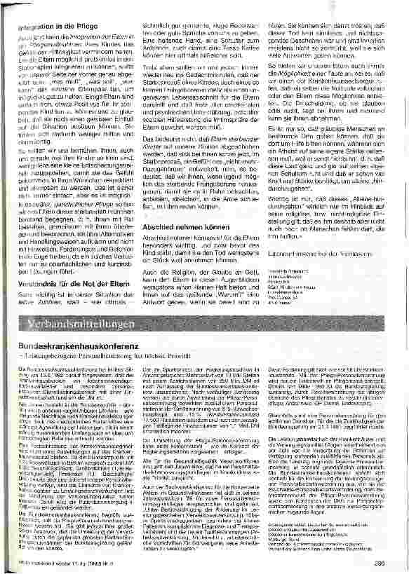 Vorschauseite 3: Wie eine Intensivschwester die Beziehung zu dem Frühchen und seinen Eltern erlebt