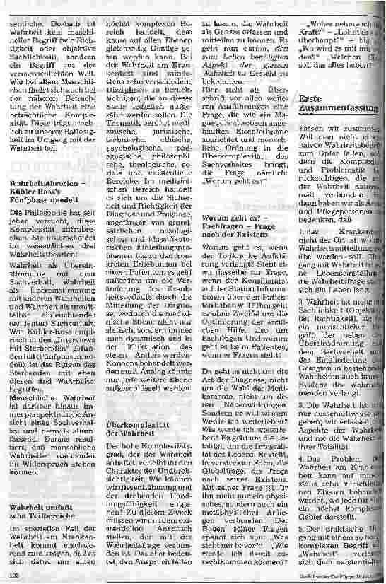 Vorschauseite 2: Die Wahrheit am Krankenbett Arzt und Pflege zwischen Sachlichkeit und Menschlichkeit