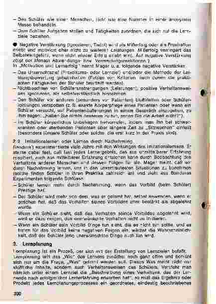 Vorschauseite 2: Die praktische Ausbildung in der Krankenpflege Ein echtes Problem? 2. Teil