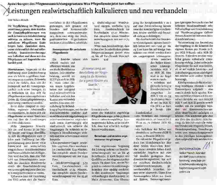 Vorschauseite 1: Leistungen realwirtschaftlich kalkulieren und neu verhandeln