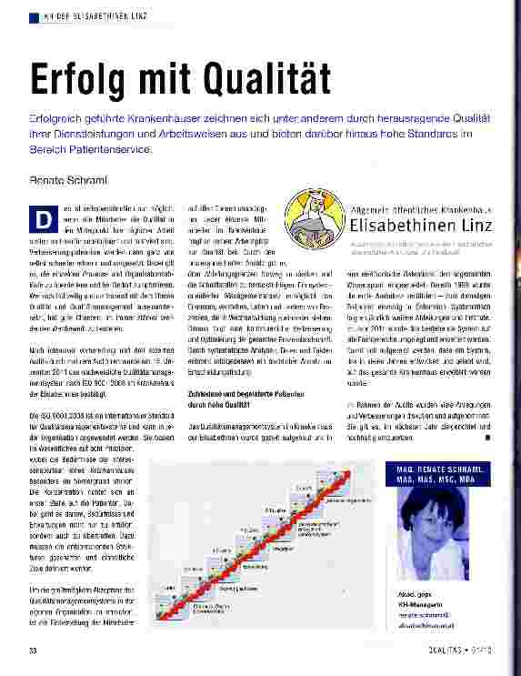 Vorschauseite 1: Erfolg mit Qualität