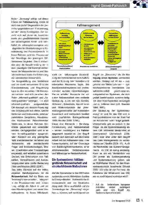 Vorschauseite 2: Case Management benötigt mehr Begriffsund Inhaltsklarheit! -Versuch einer Klärung