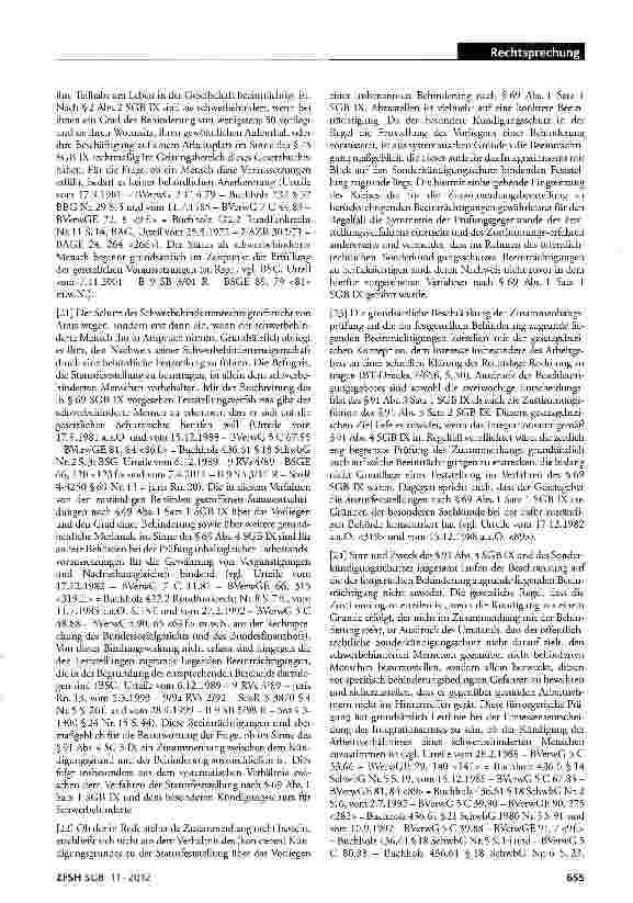 Vorschauseite 3: Kündigung eines schwerbehinderten Arbeitnehmers wegen Diebstahls; Zustimmung des Integrationsamtes; kein Zusammenhang des Kündigungsgrundes mit Behinderung SGB IX §§69 Abs.1 Satz…