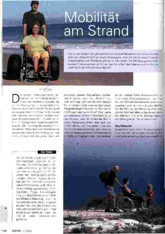 Vorschauseite 1: Mobilität am Strand