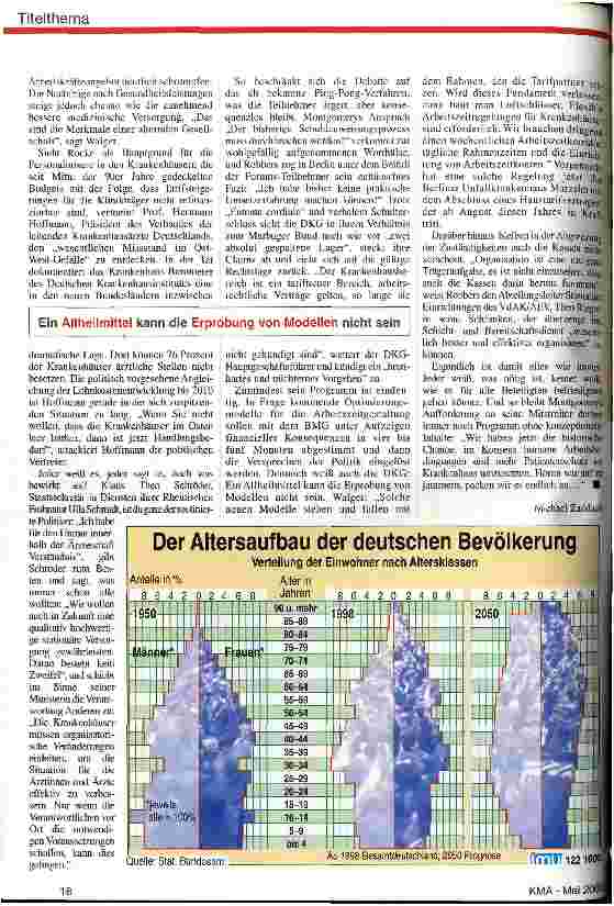 Vorschauseite 4: Das Krankenhaus wird zum Patienten! DKG-Beschäftigungsforum