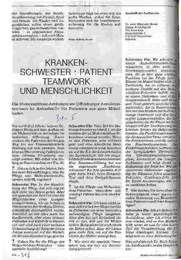 Vorschauseite 1: Krankenschwester: Patient, Teamwork und Menschlichkeit