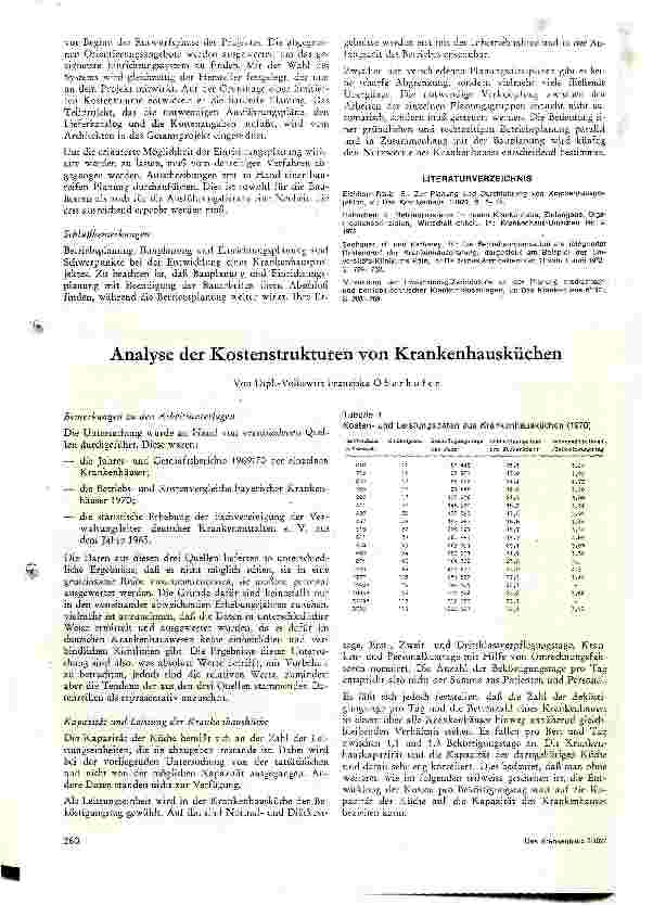 Vorschauseite 4: Betriebsplanung, Bauplanung, Einrichtungsplanung für das Krankenhaus