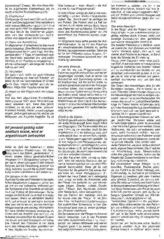 Vorschauseite 2: Aufnahme des Patienten