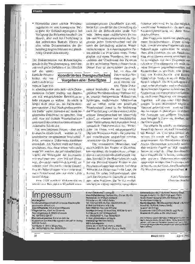 Vorschauseite 3: Kosten sparen mit Programm Wundmanagement
