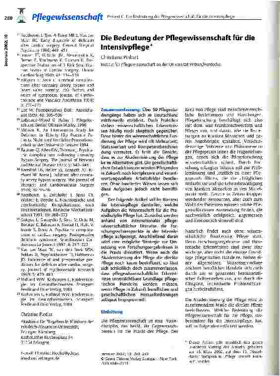 Vorschauseite 6: Die Inzidenz der akuten postoperativen Verwirrtheit bei kardiochierurgischen Patienten nach einem aorto-koronaren-Venenbybass (ACVB) und/oder eines Herzklappenersatzes