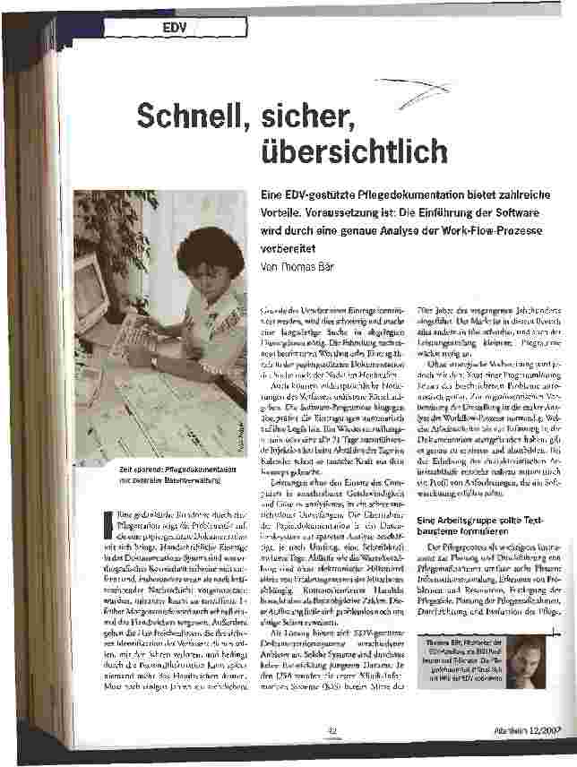 Vorschauseite 1: Schnell, sicher, übersichtlich