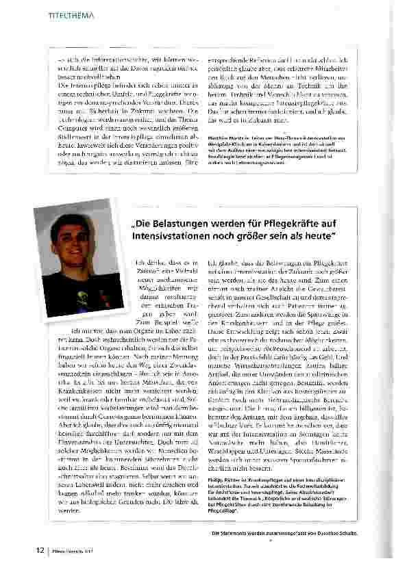 Vorschauseite 3: Wie sieht die Intensivstation der Zukunft aus?