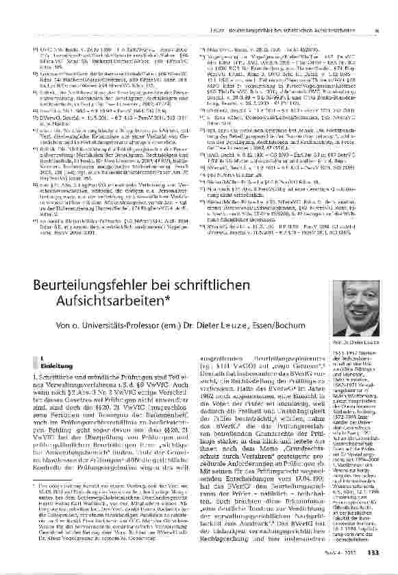 Vorschauseite 1: Beurteilungsfehler bei schriftlichen Aufsichtsarbeiten