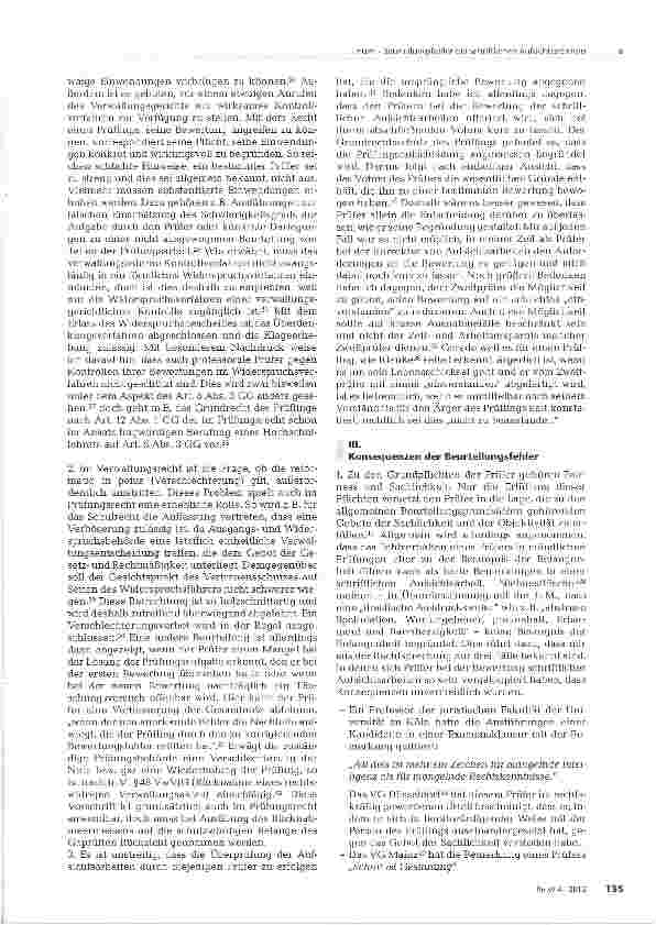 Vorschauseite 3: Beurteilungsfehler bei schriftlichen Aufsichtsarbeiten
