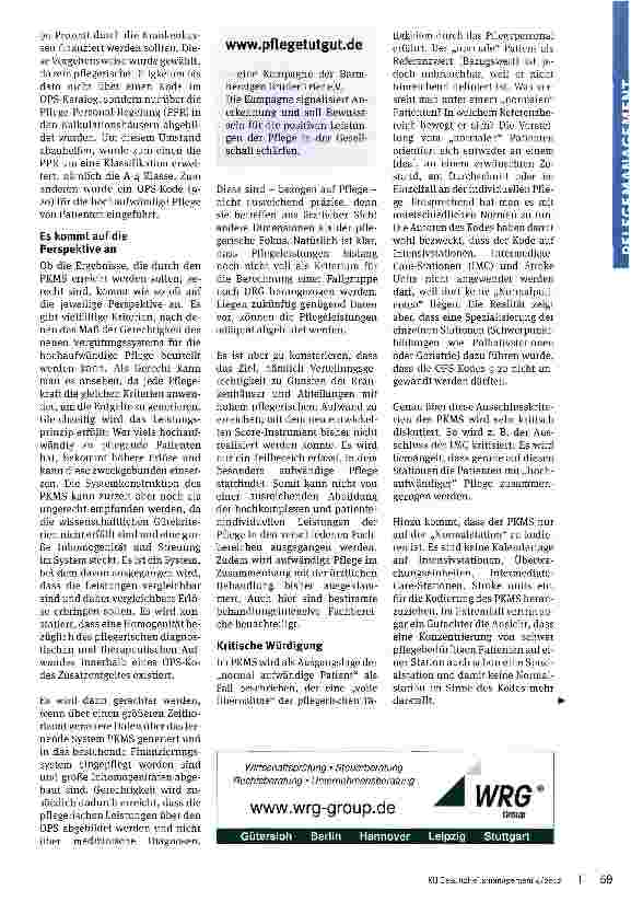 Vorschauseite 2: Endlich ein gerechtes Vergütungssystem?