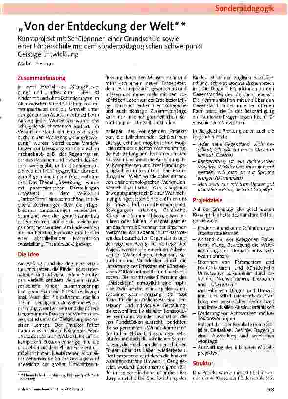 Vorschauseite 1: „Von der Entdeckung der Welt