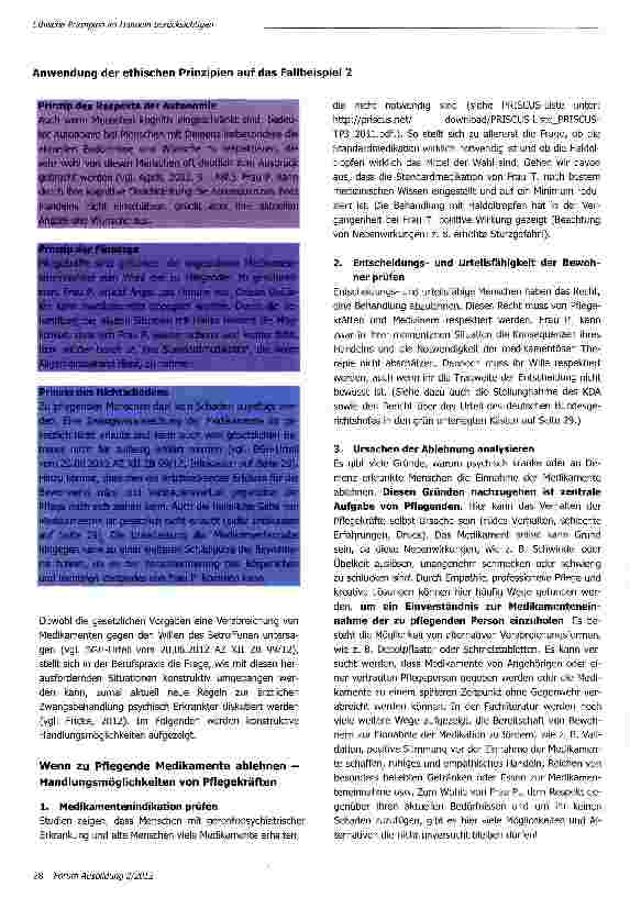 Vorschauseite 5: Ethische Prinzipien im Handeln berücksichtigen